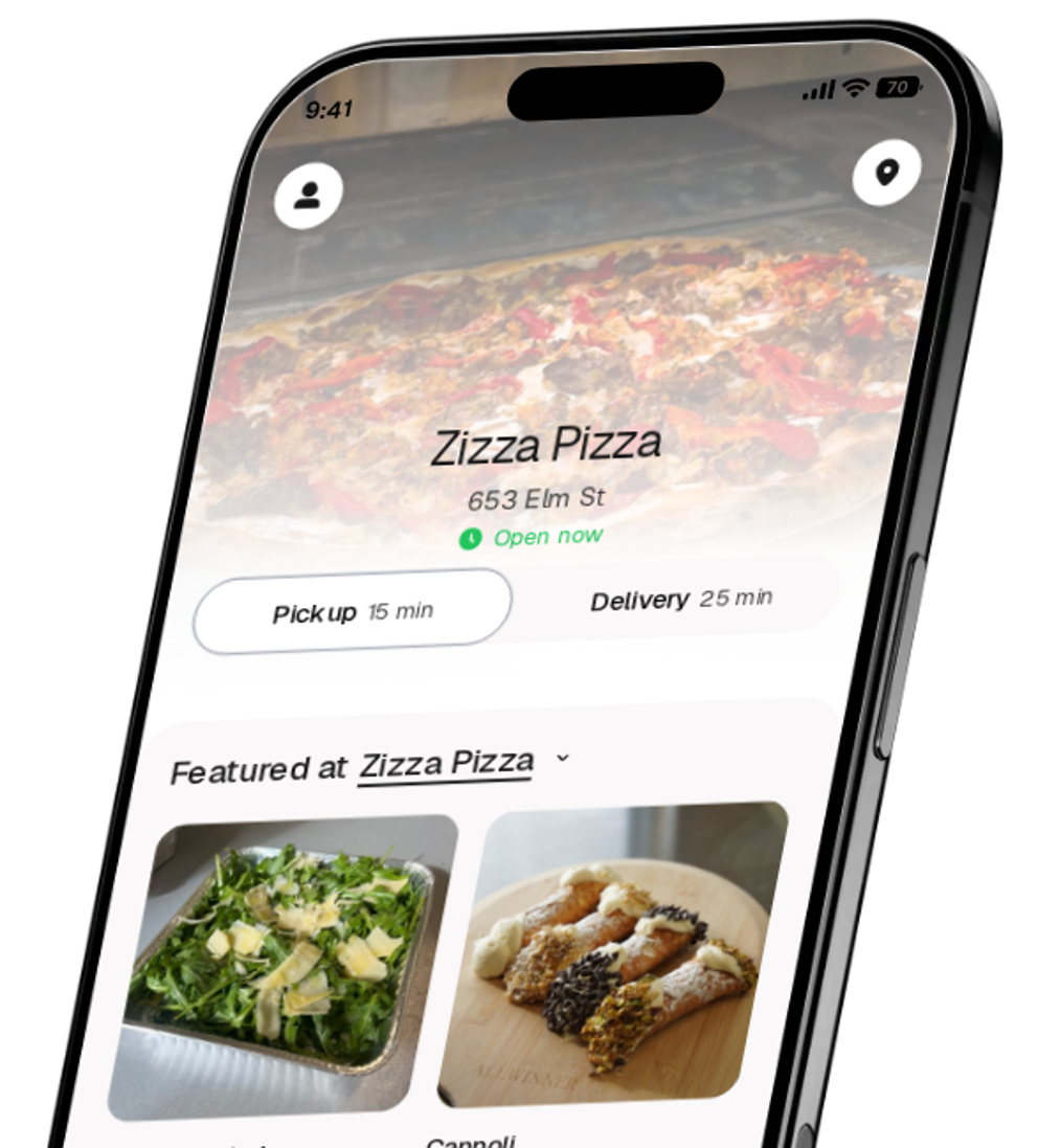 Zizza Pizza app preview
